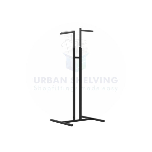 Two way stand with adjustable height