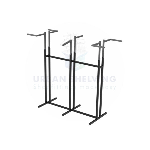 Six way stand with adjustable height