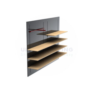 Garment Display Wall Slotted channel and Bracket