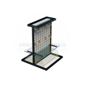 Center Stand Hanging with Glass Shelf