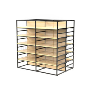 Center Stand Grid Hanging with shelve