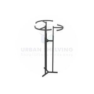 Two way stand with adjustable height